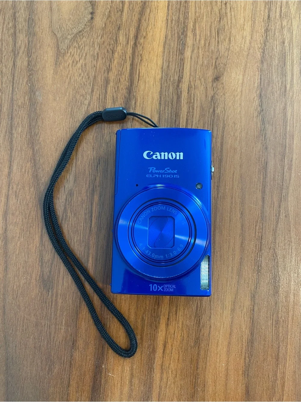 Canon PowerShot ELPH 190 IS Compact Digital Camera - Blue